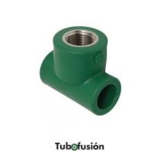 TEE ROSCA HEMBRA FUSIÓN 20X1/2&quot; TUBO FUSIÓN